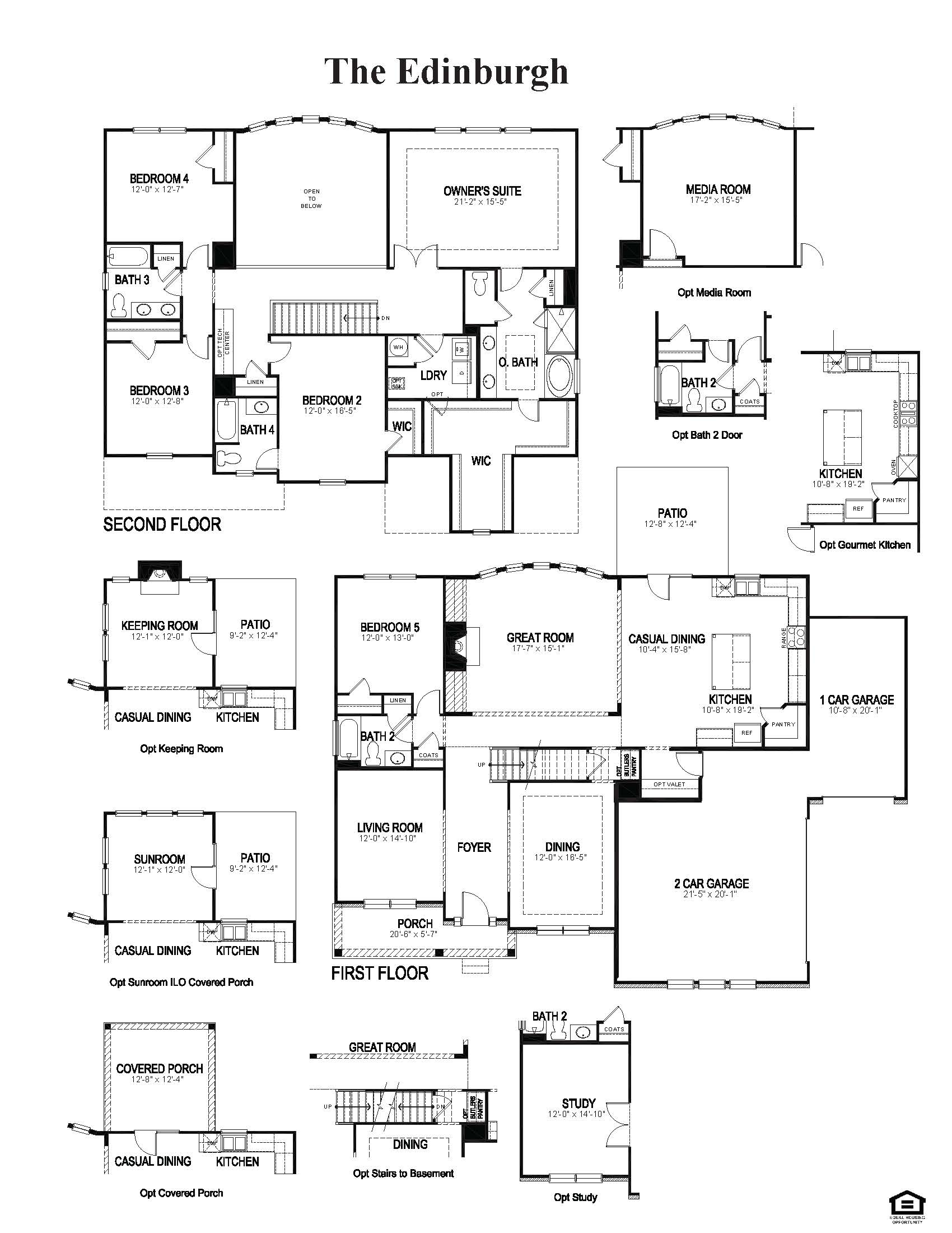The Edinburgh Floorplan at Genesee in Newnan, Georgia