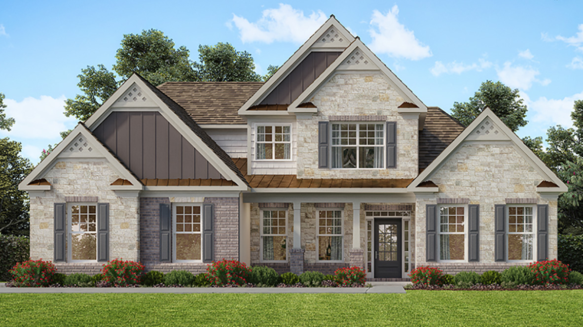tisdale elevation F rendering at genesee in newnan georgia