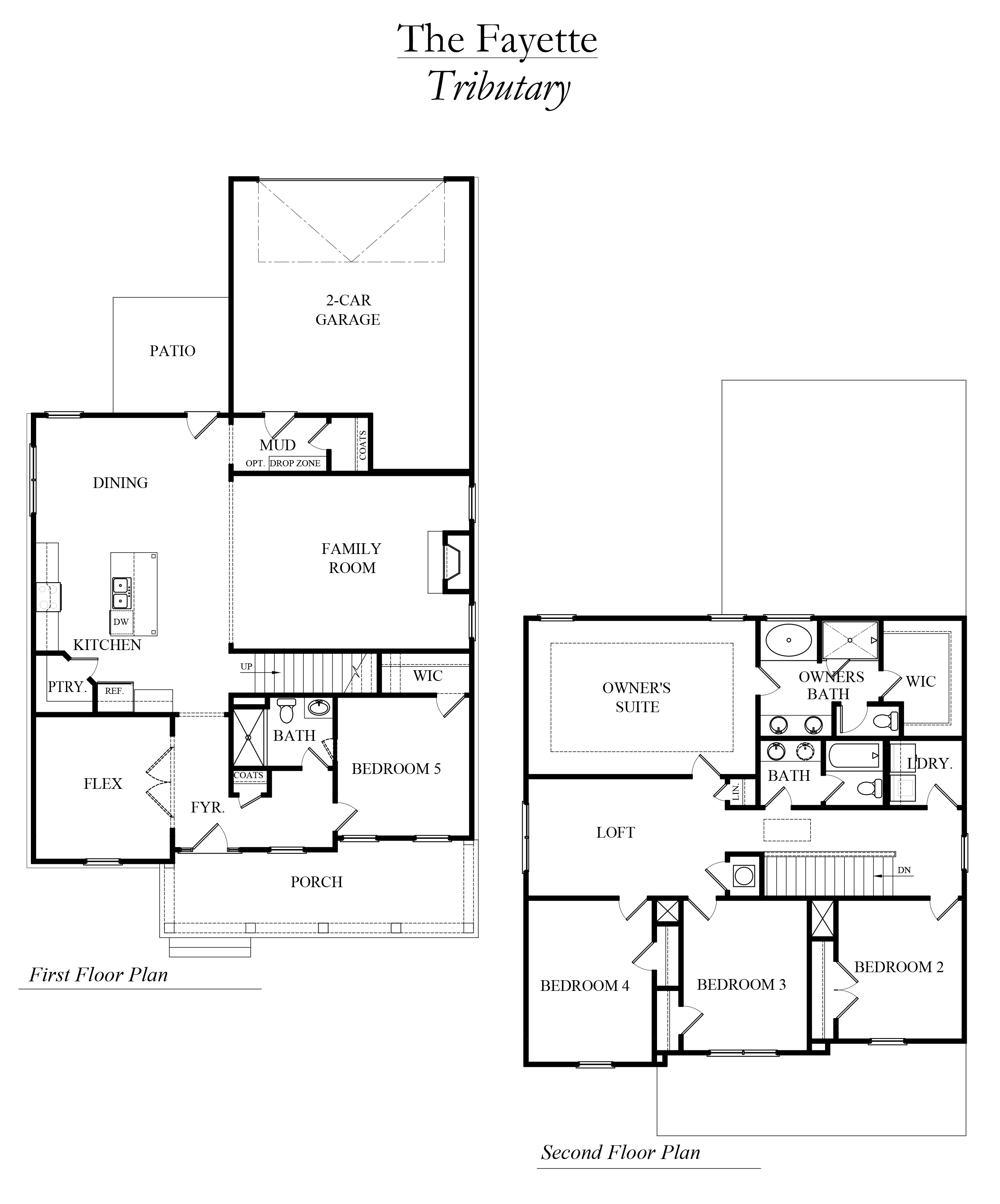 Floor Plan In Tributary Village | Douglasville, GA | D.R. Horton