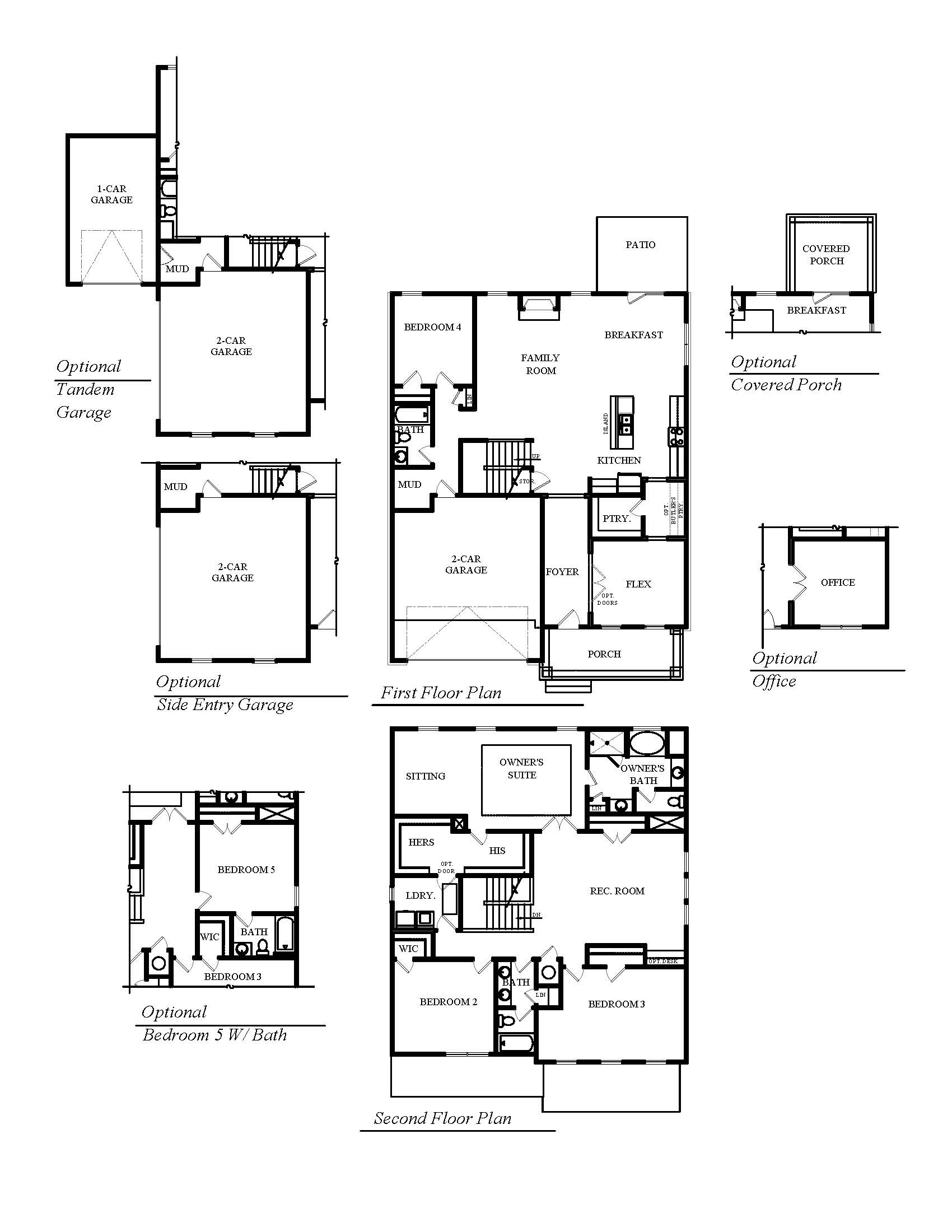 Floor Plan in Tributary Village Douglasville, GA D.R. Horton