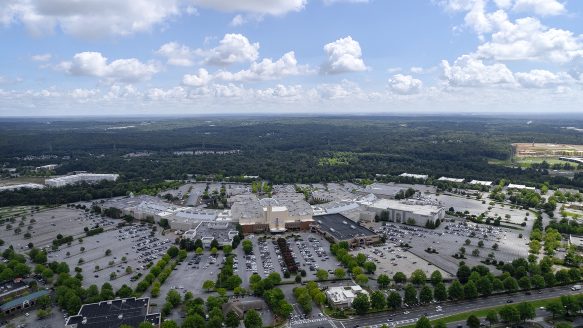 Aerial view of Braselton Village