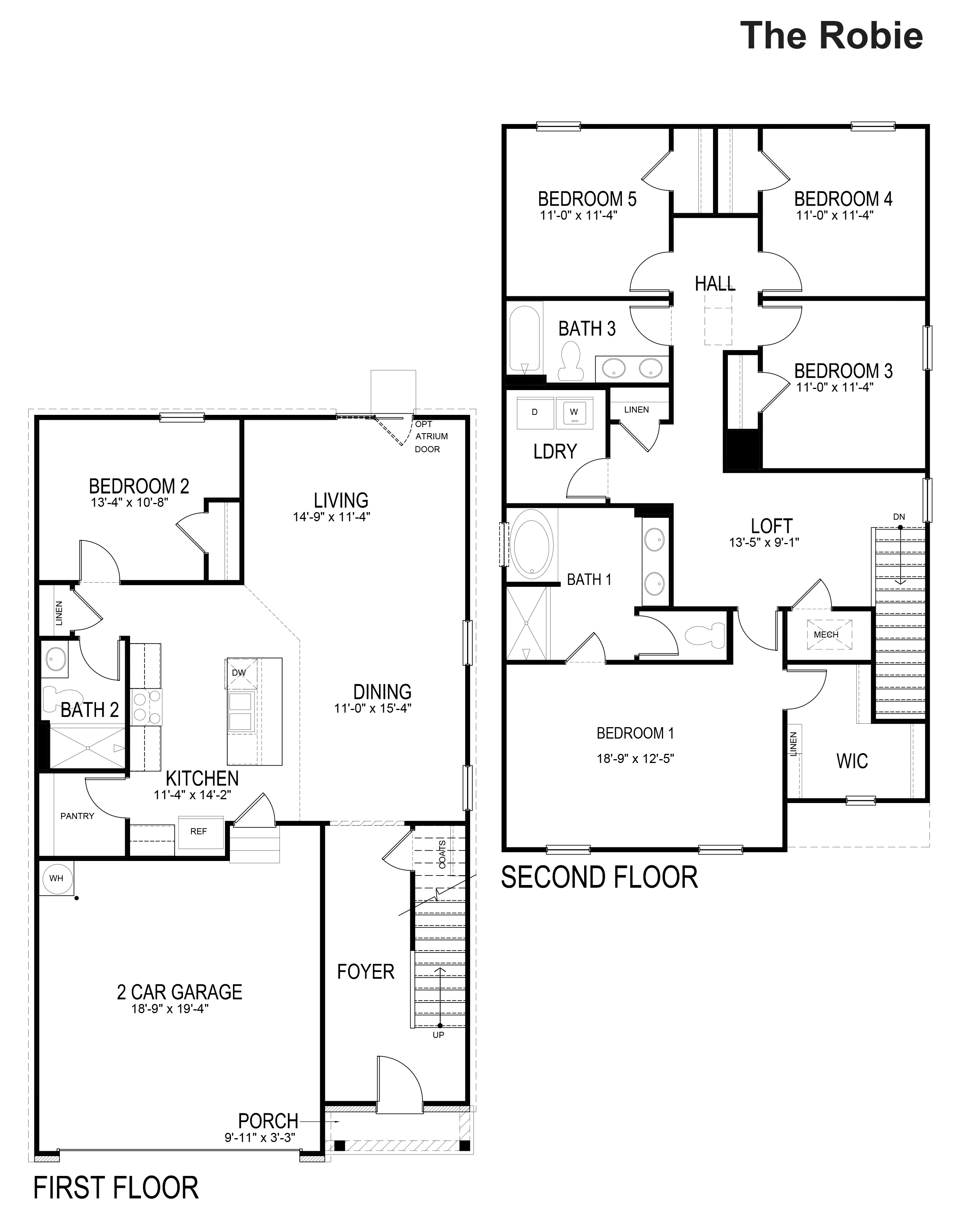 robie floorplan at braselton village in braselton georgia