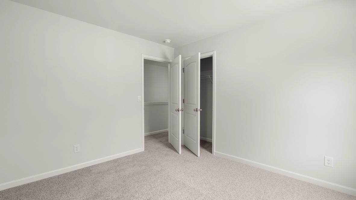 Interior bedroom with closet