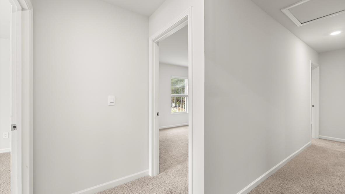 Interior upstairs hallway