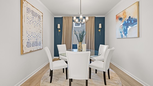 Hanover model dining room