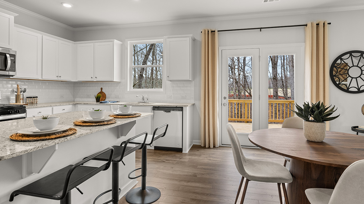 Dining room next to the kitchen