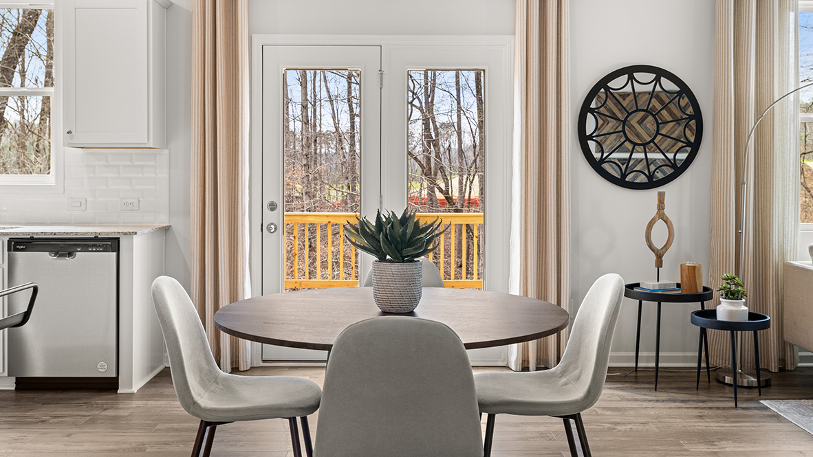 Dining room next to the kitchen