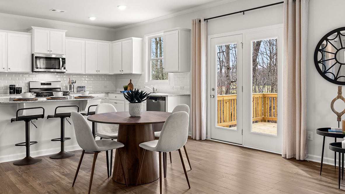 Dining room next to the kitchen
