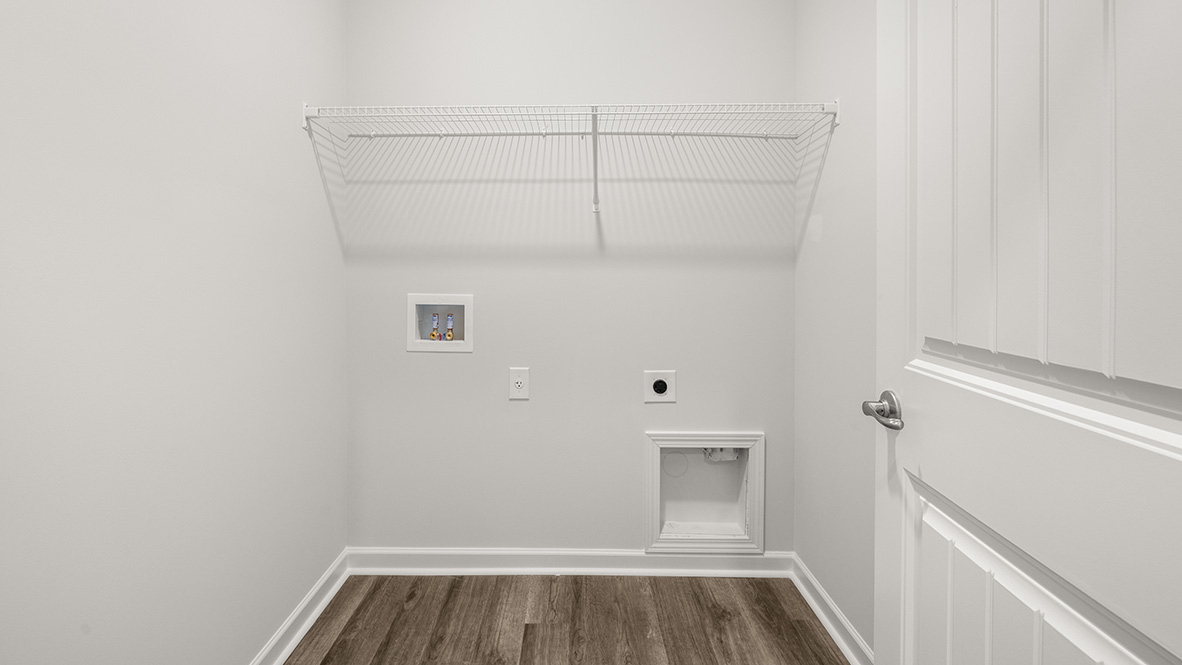 Interior laundry room