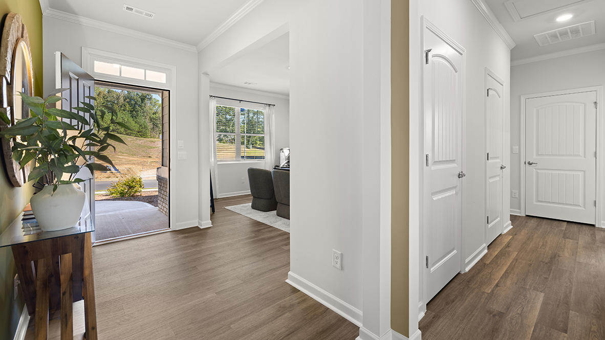 Interior entry-way leading to living area