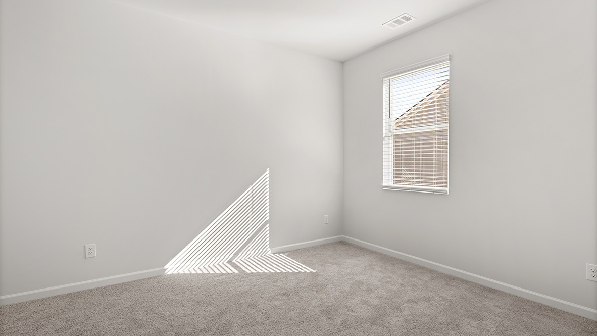 Interior bedroom with window