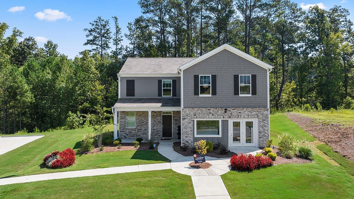 The Flora Primary Bedroom at Aurora Creek in Dallas, Georgia