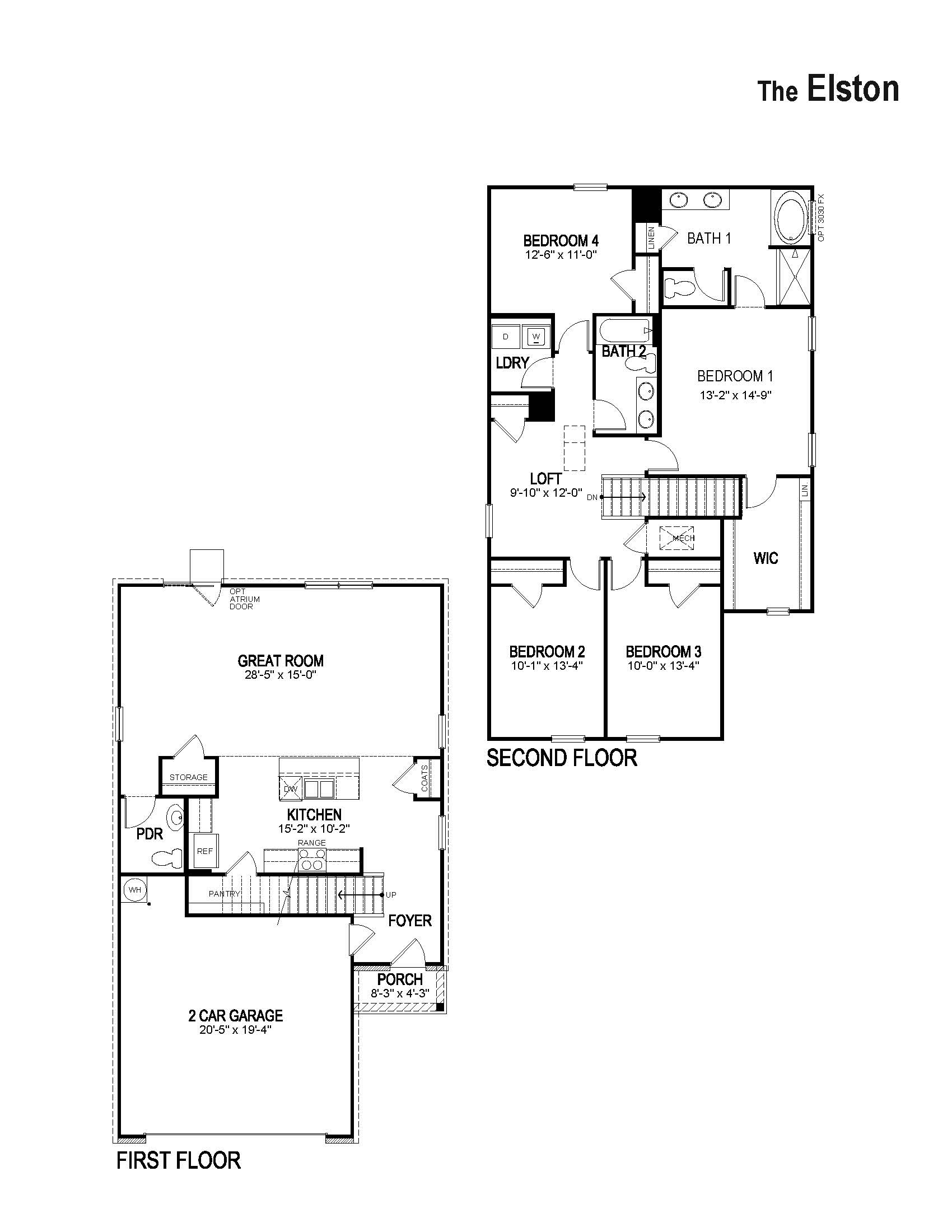Floor Plan in Etowah Preserve Dawsonville, GA D.R. Horton