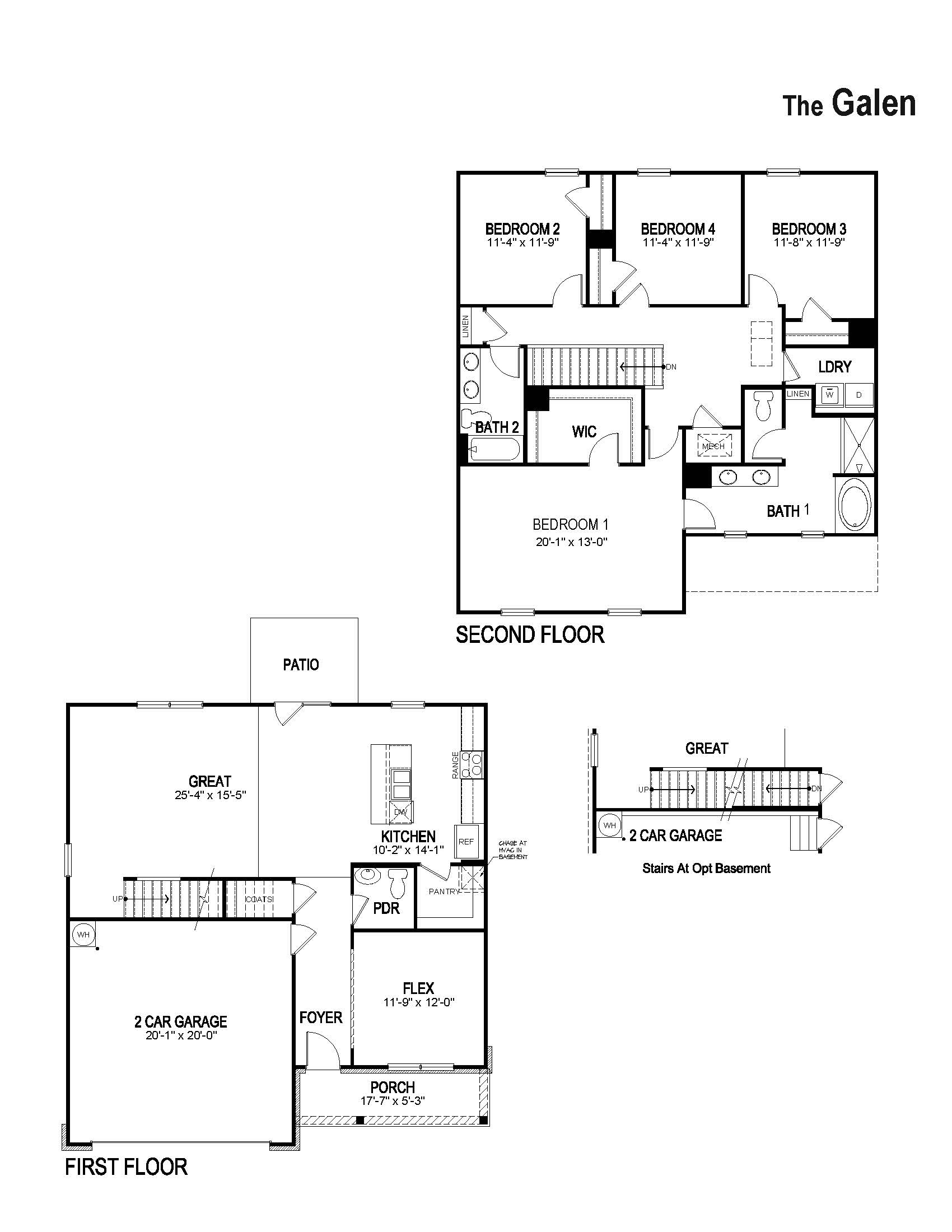 Floor Plan in Etowah Preserve Dawsonville, GA D.R. Horton
