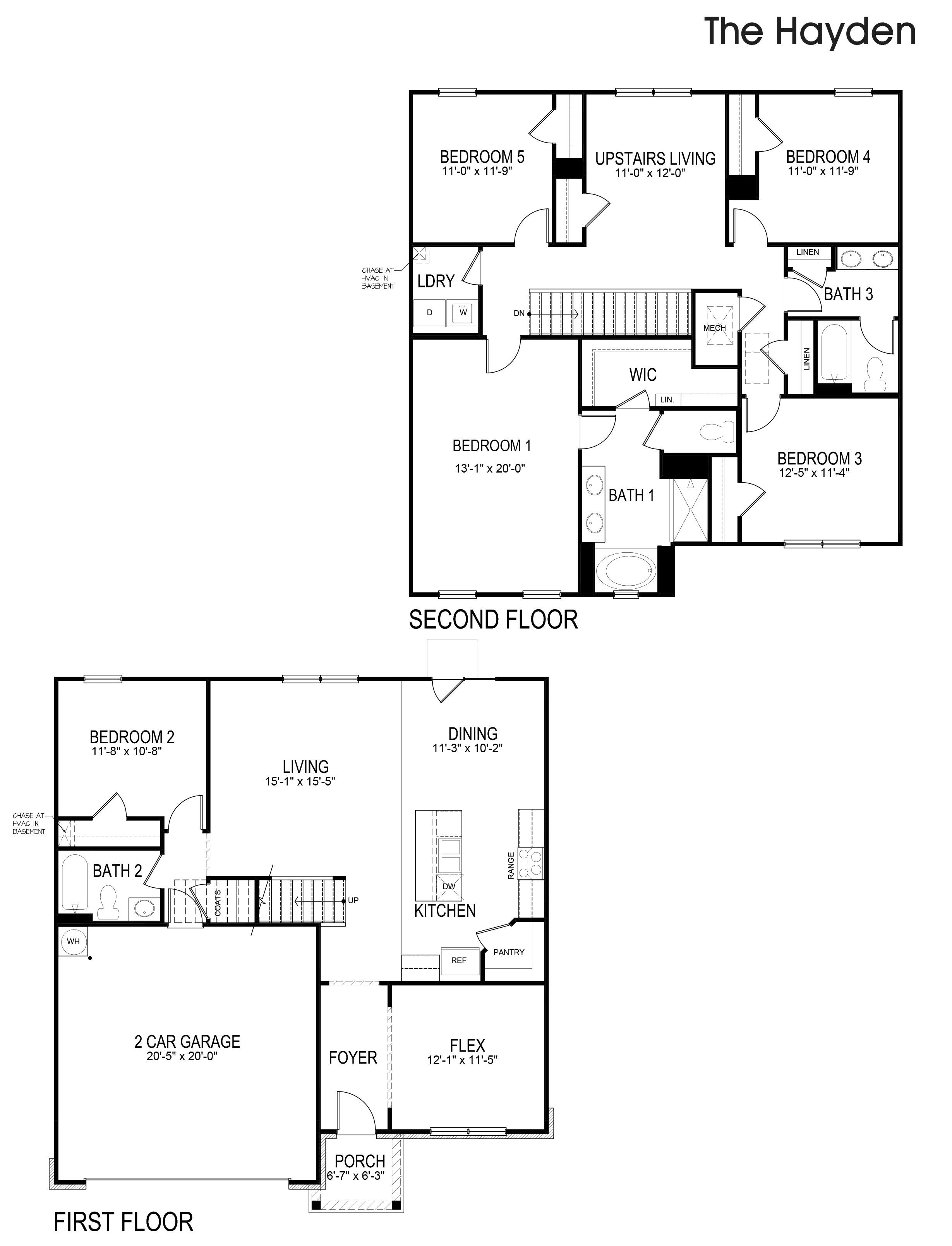 hayden floorplan rendering