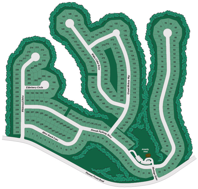 Static Lot Map