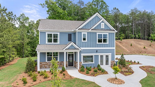 Hayden model elevation N exterior at parkside at carter grove in cartersville georgia