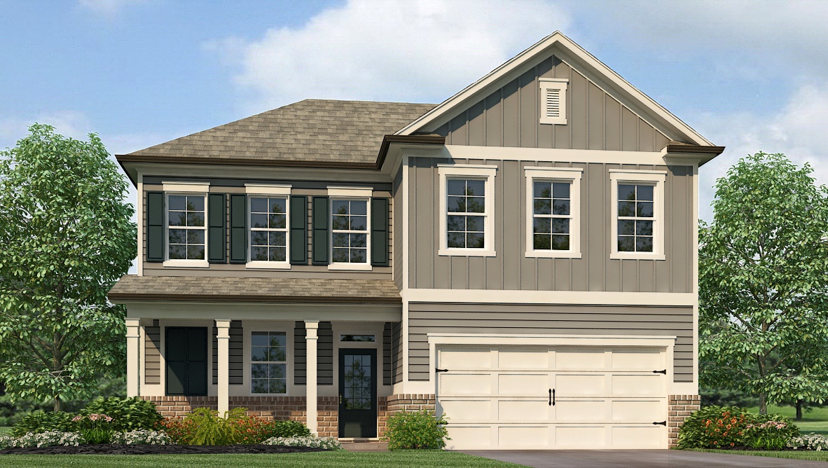 Belfort rendering for floorplan offered at Parkside at Carter Grove