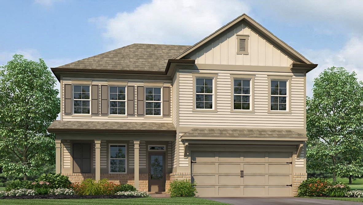 Belfort rendering for floorplan offered at Parkside at Carter Grove