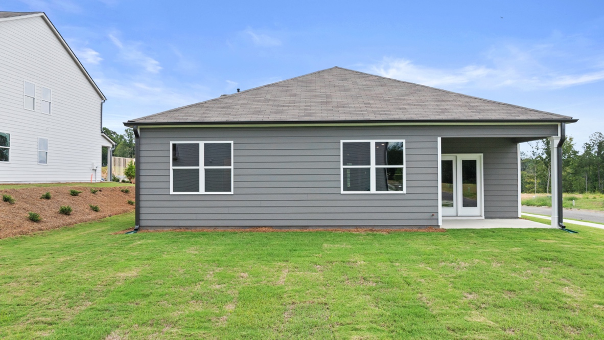 Exterior back yard