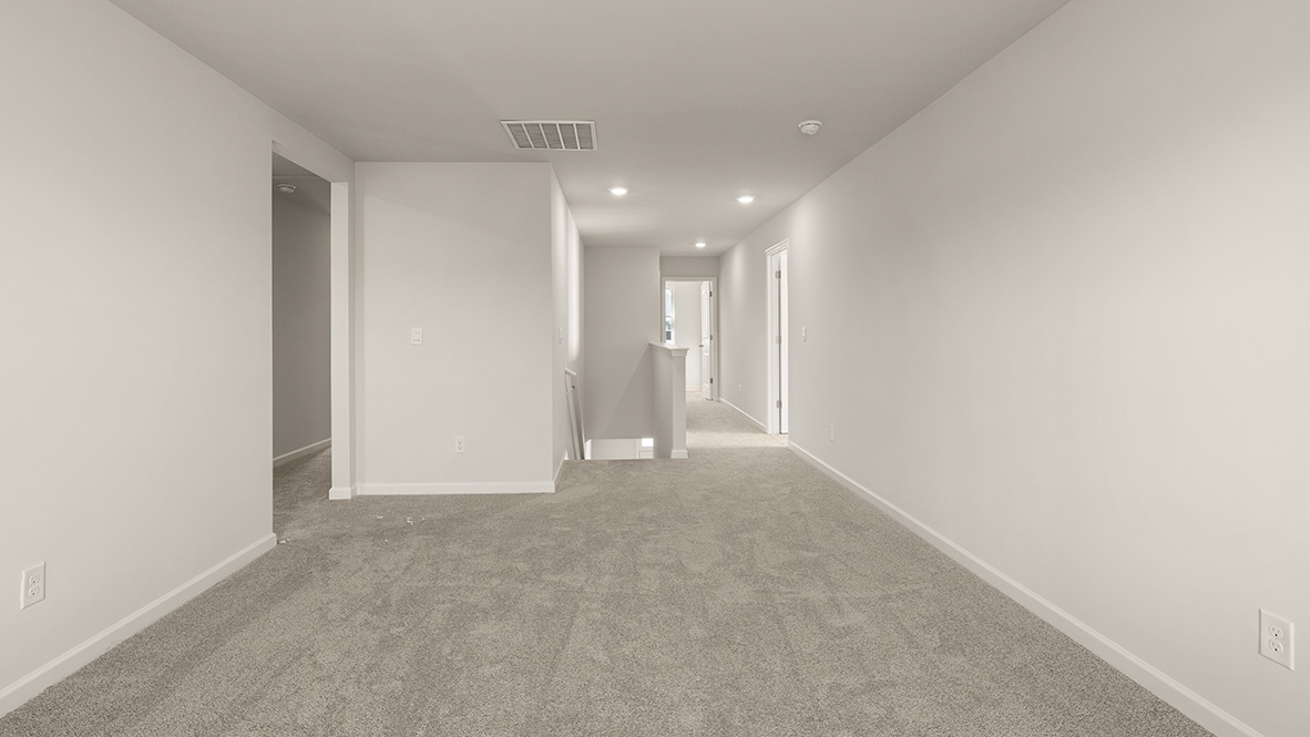 Interior upstairs loft area