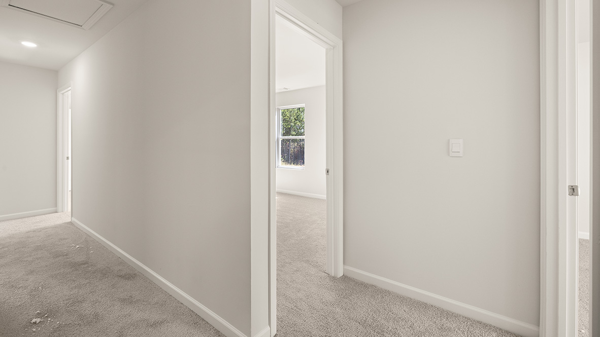 Interior upstairs hallway