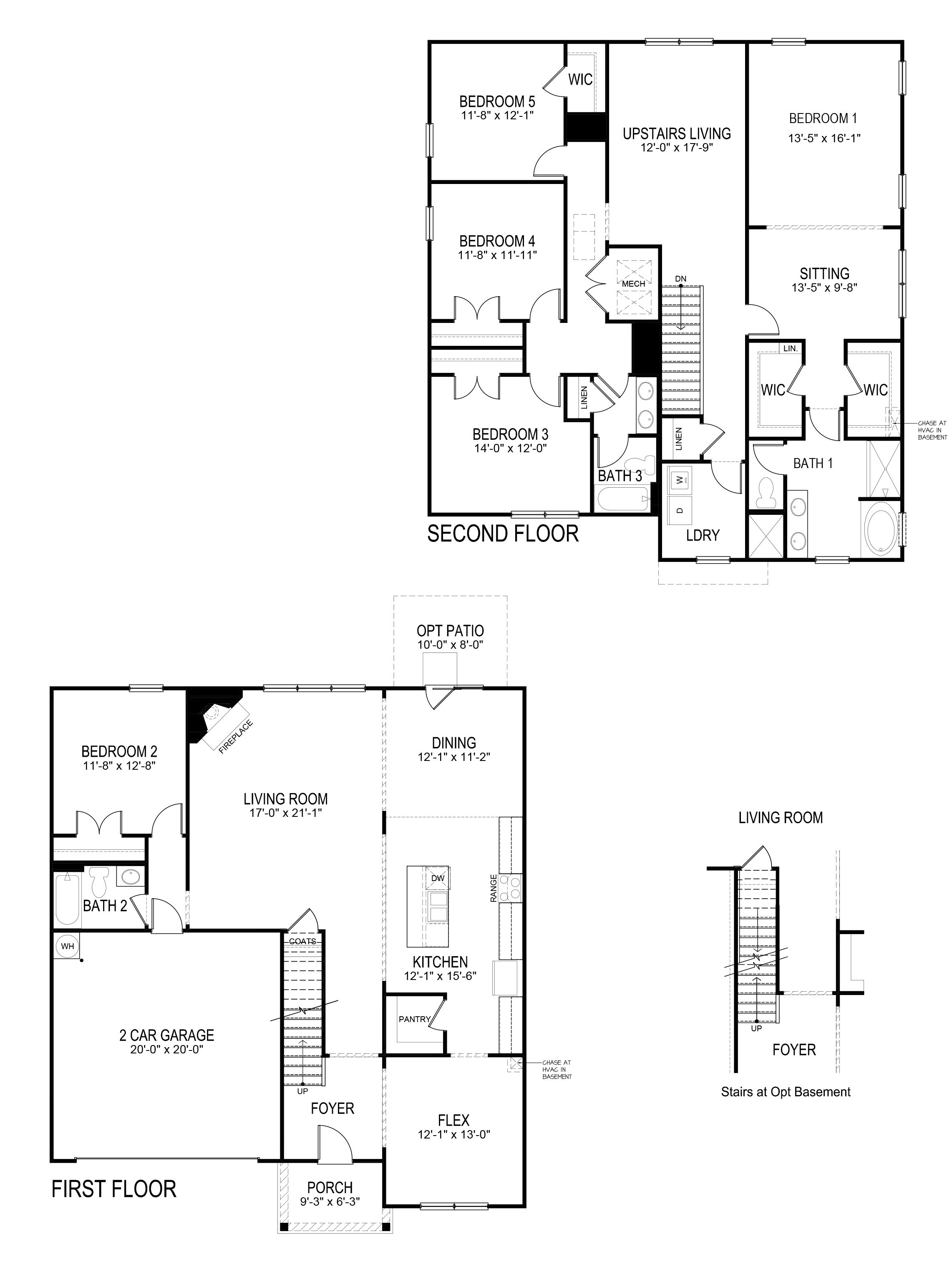 Halton Floorplan at Parkside at Carter Grove in Cartersville, Georgia