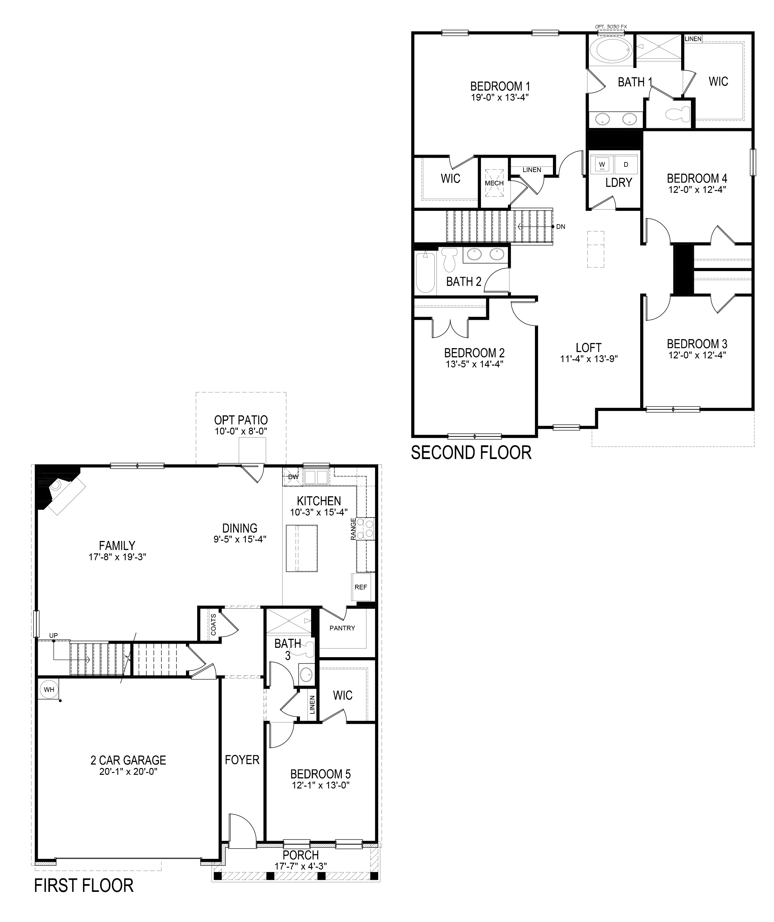 Hanover Floorplan at Parkside at Carter Grove in Cartersville, Georgia