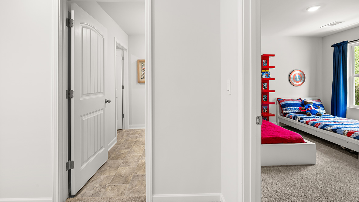 Interior upstairs loft area