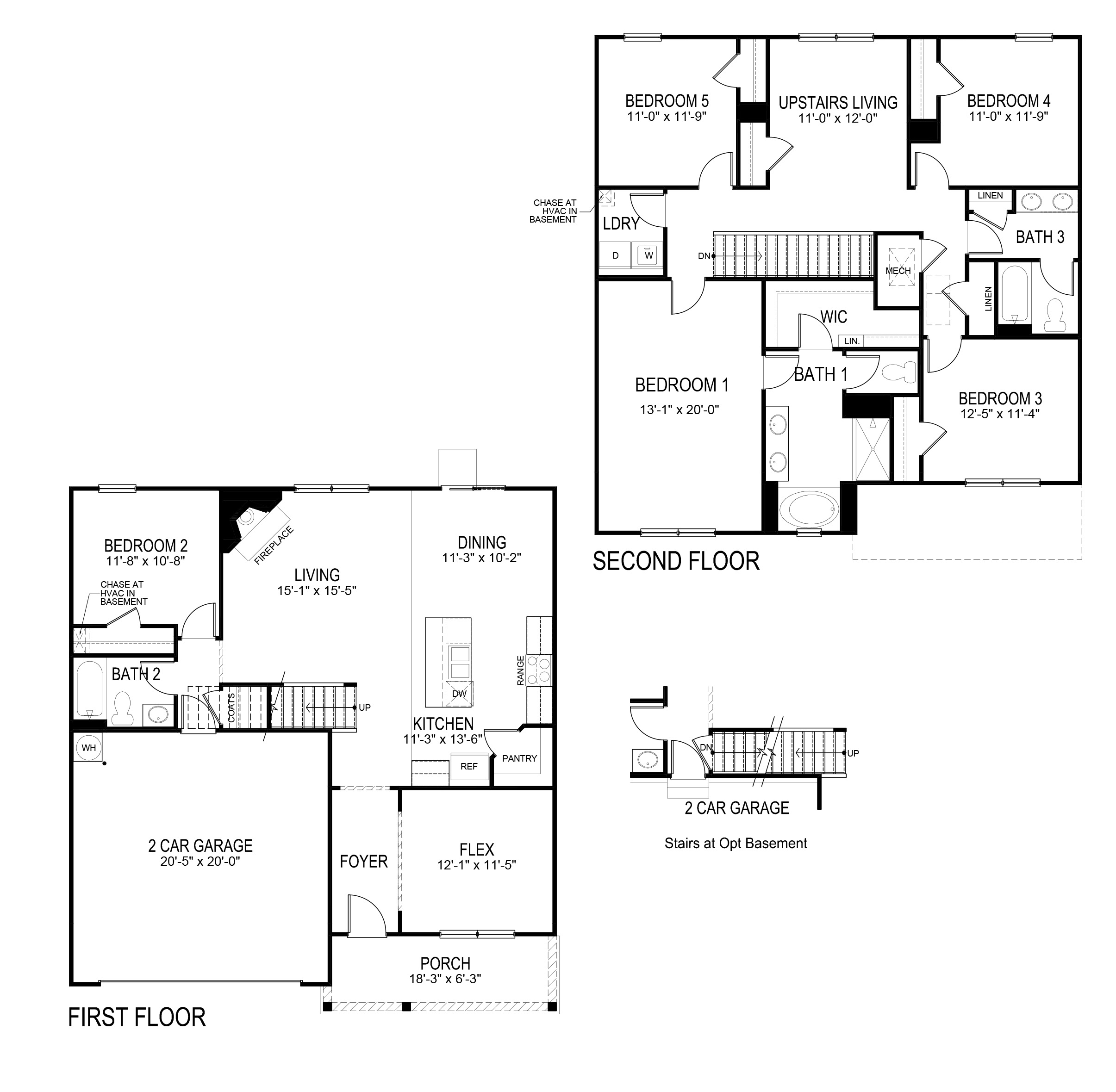 Hayden Floorplan at Parkside at Carter Grove in Cartersville, Georgia