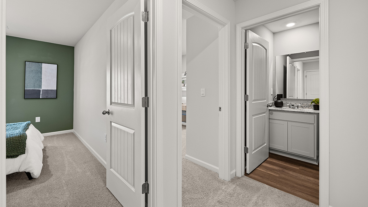 Interior upstairs loft area