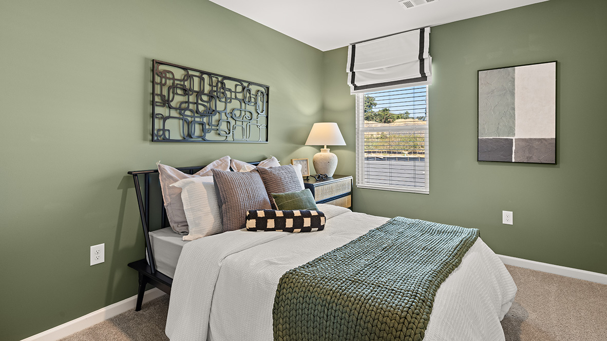 Interior bedroom with window