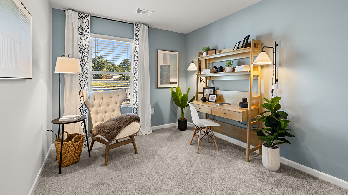 Interior office with window