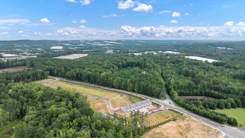 Aerial view of community