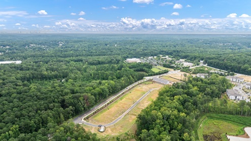 Aerial view of community