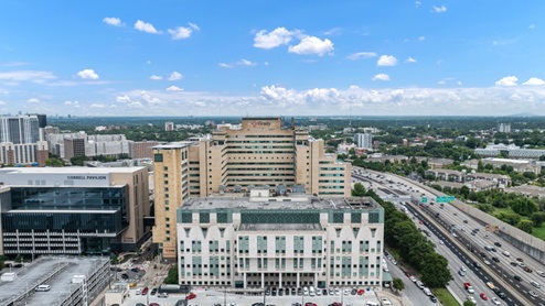 Exterior view of city near community