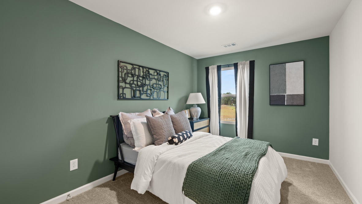 Interior bedroom with window