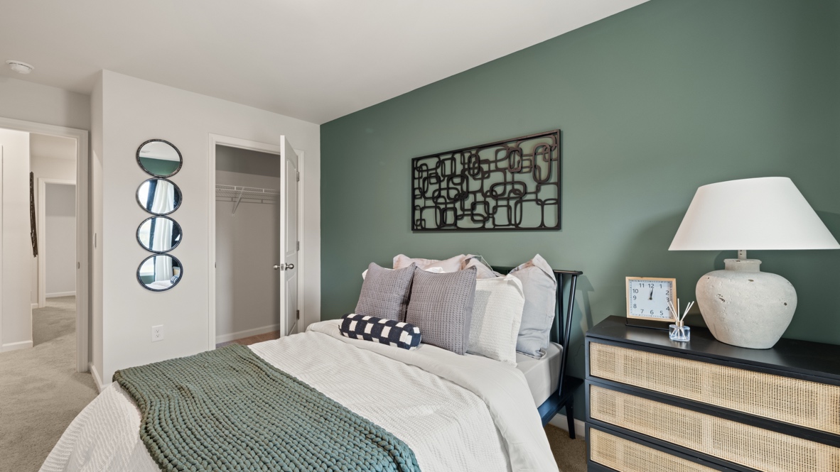 Interior bedroom with window