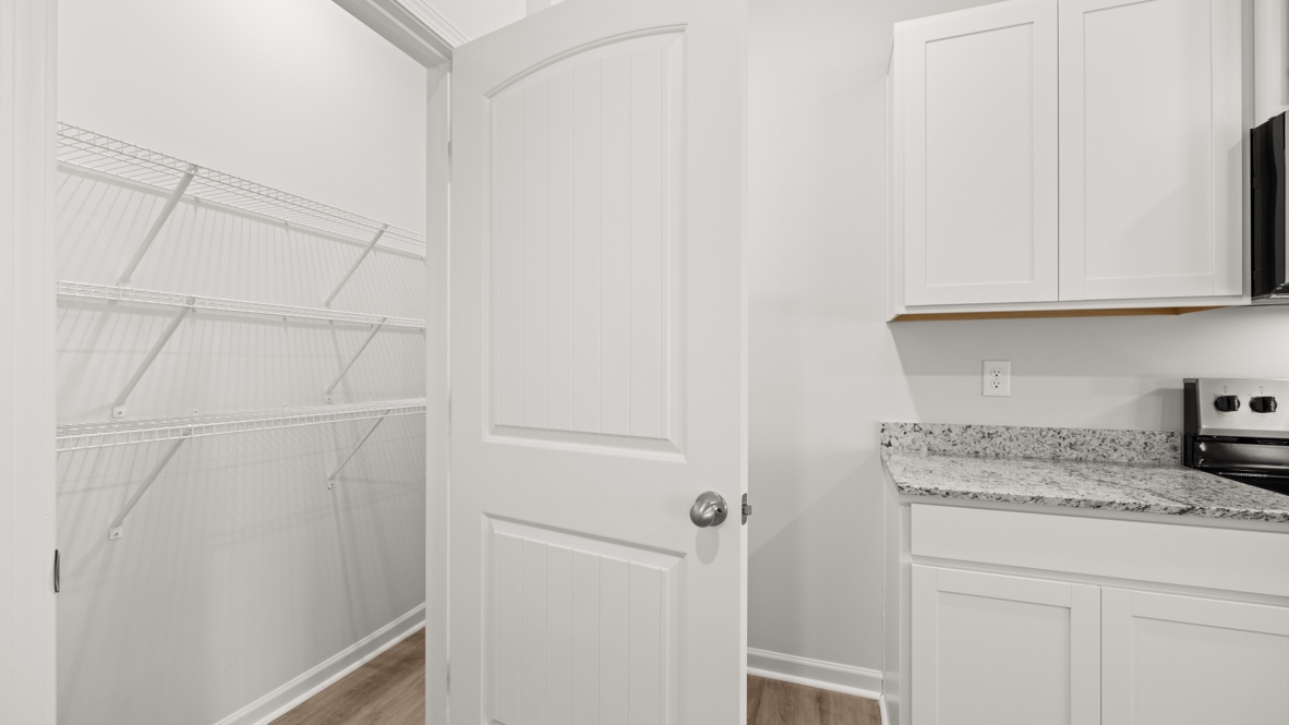 Interior kitchen with pantry