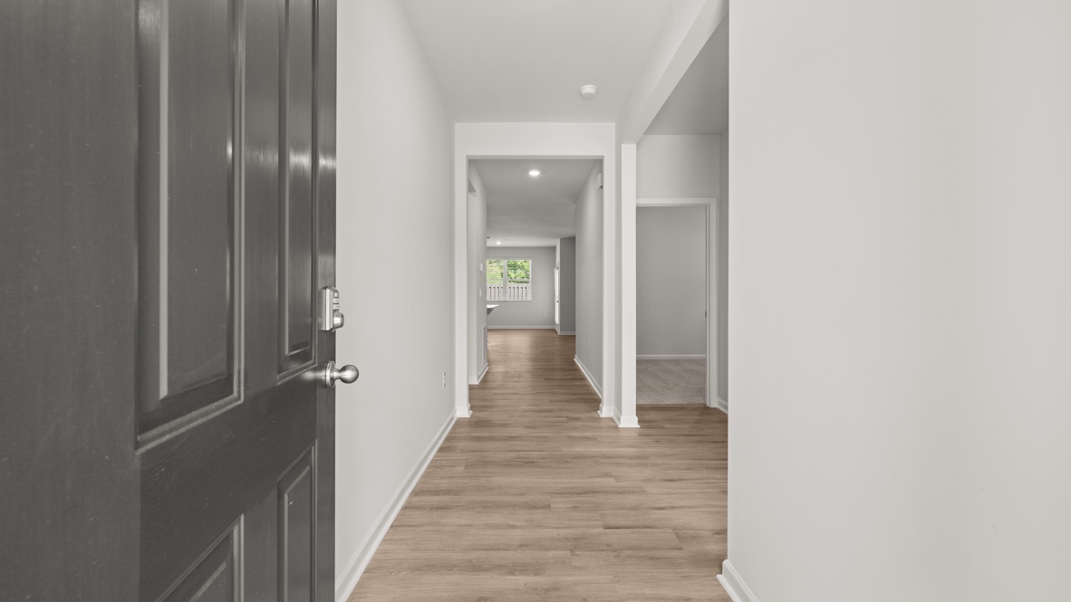 Interior entry-way leading to living area