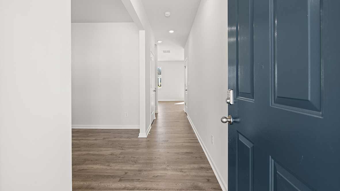 Interior entry-way leading to living area