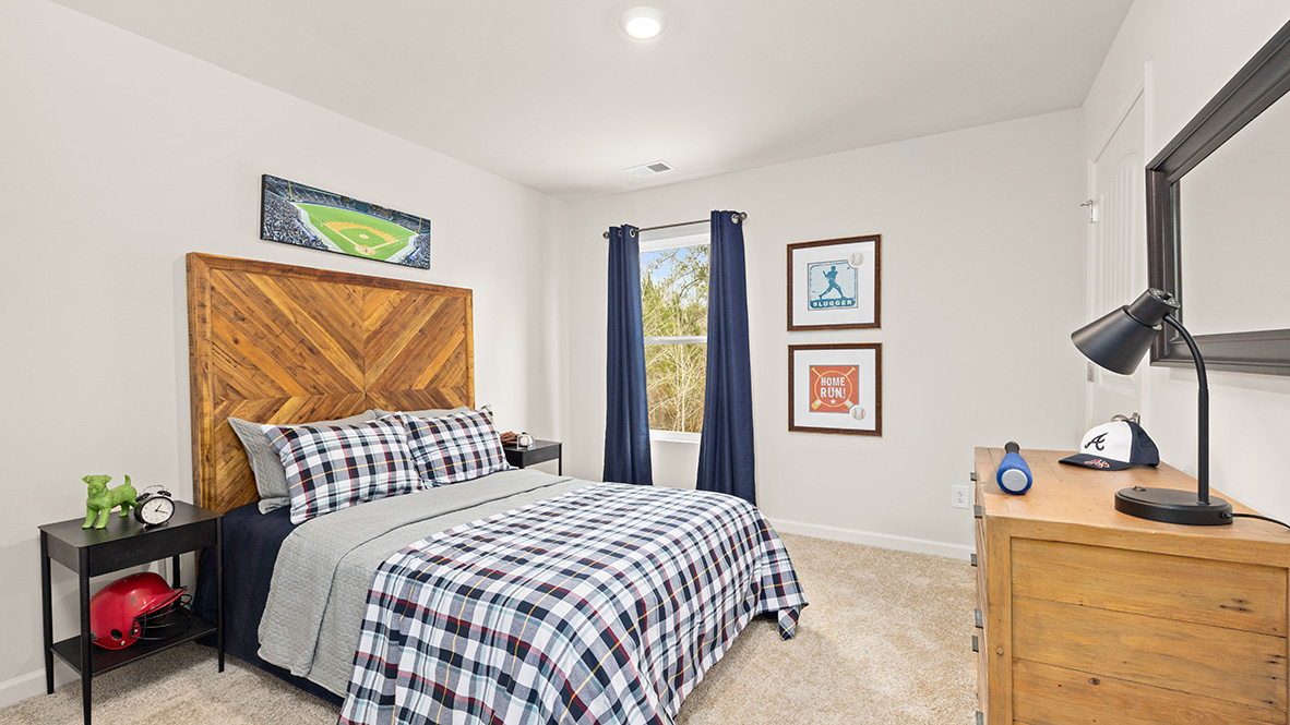 Interior bedroom with window