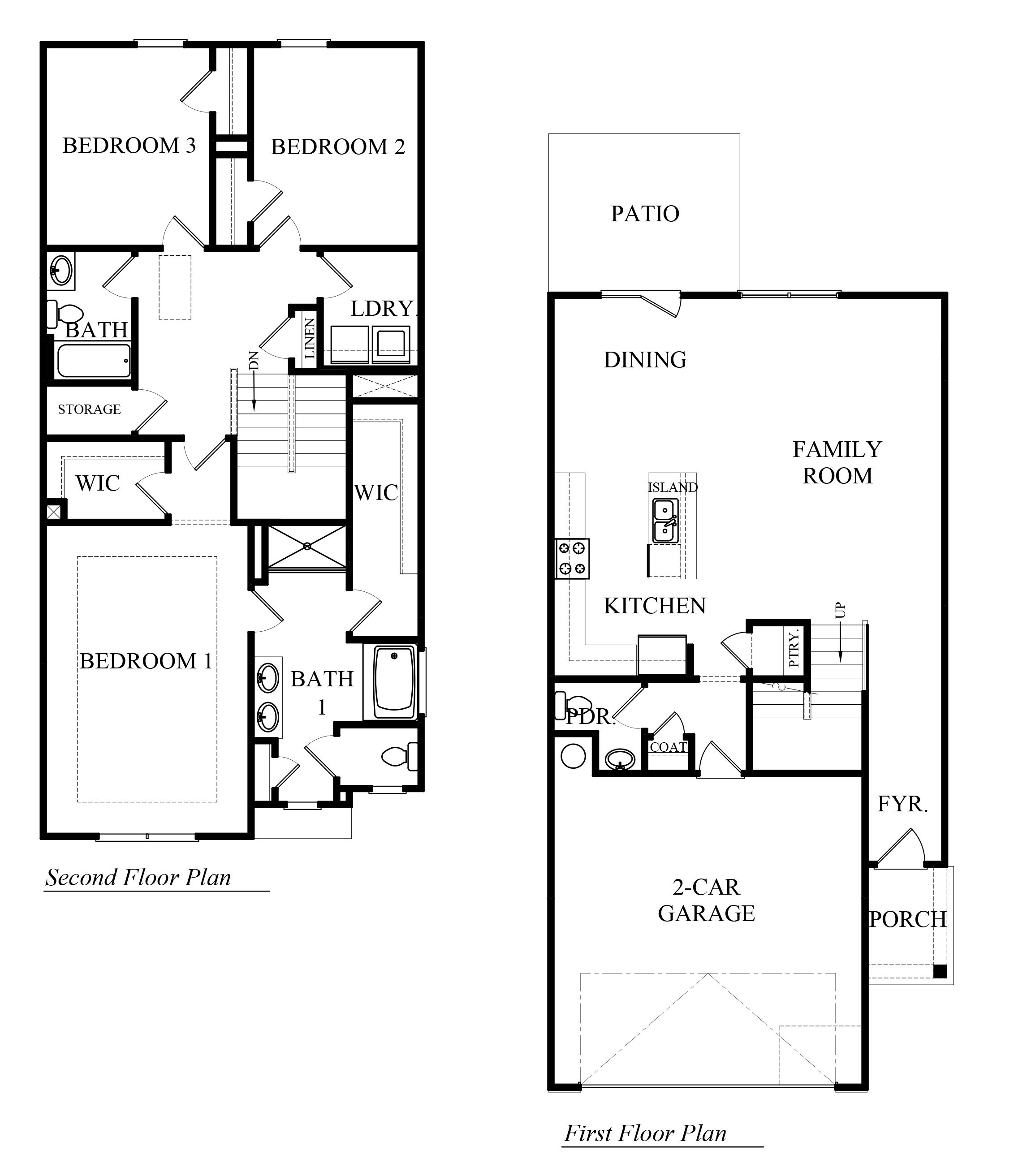 salisbury two story townhouse floorplan at greyton springs in buford georgia