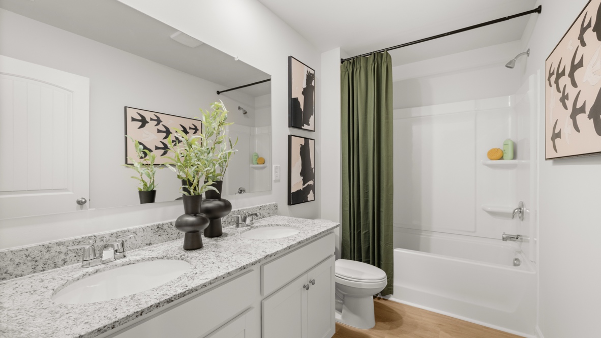 Creekview model secondary bathroom