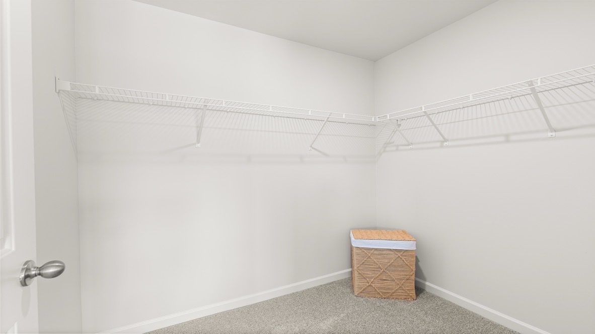 Interior primary closet
