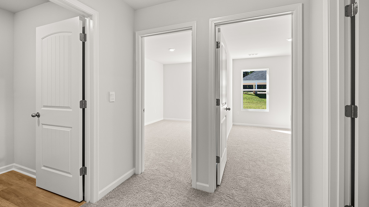 upstairs hallway view