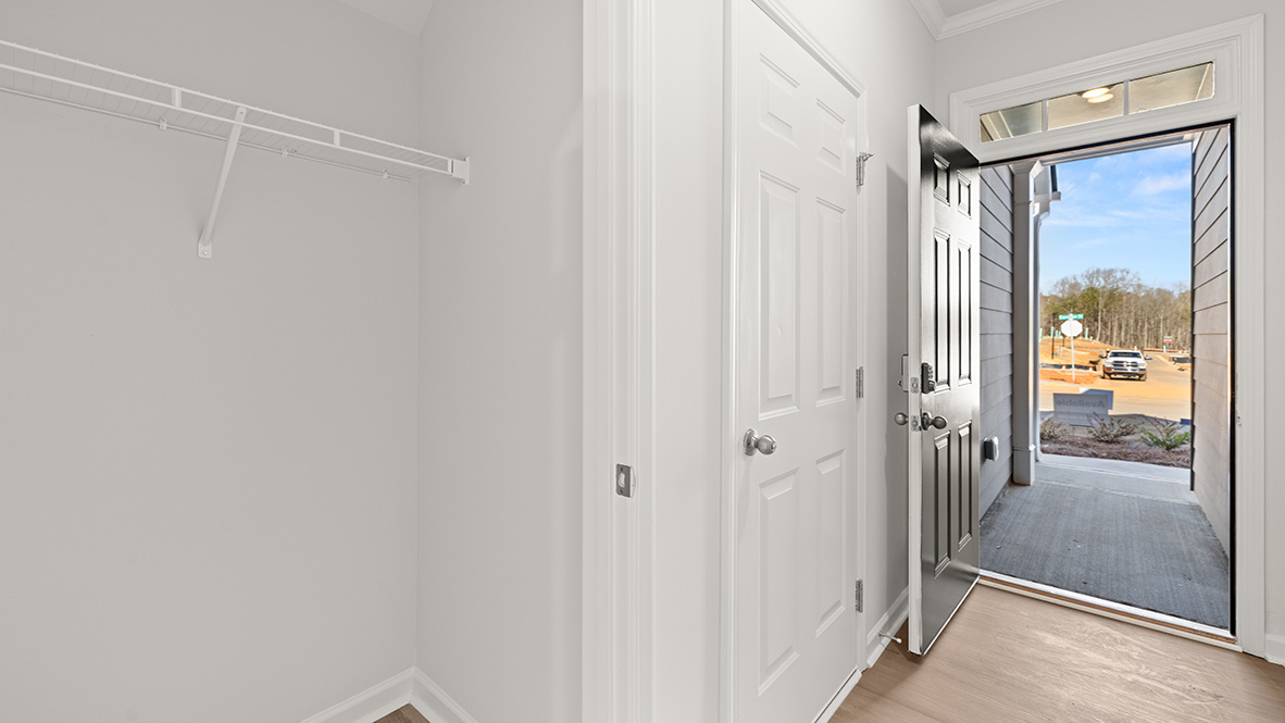 Interior entry-way leading to living area