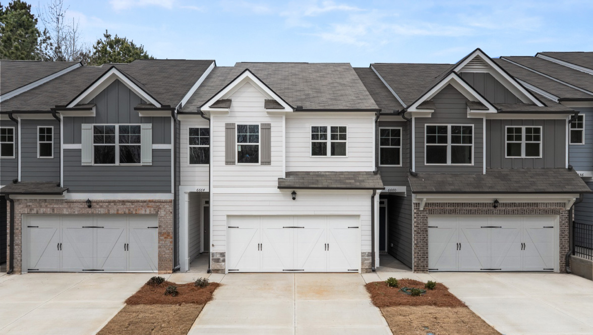 Exterior of the Sudbury floorplan at Waypoint in Flowery Branch