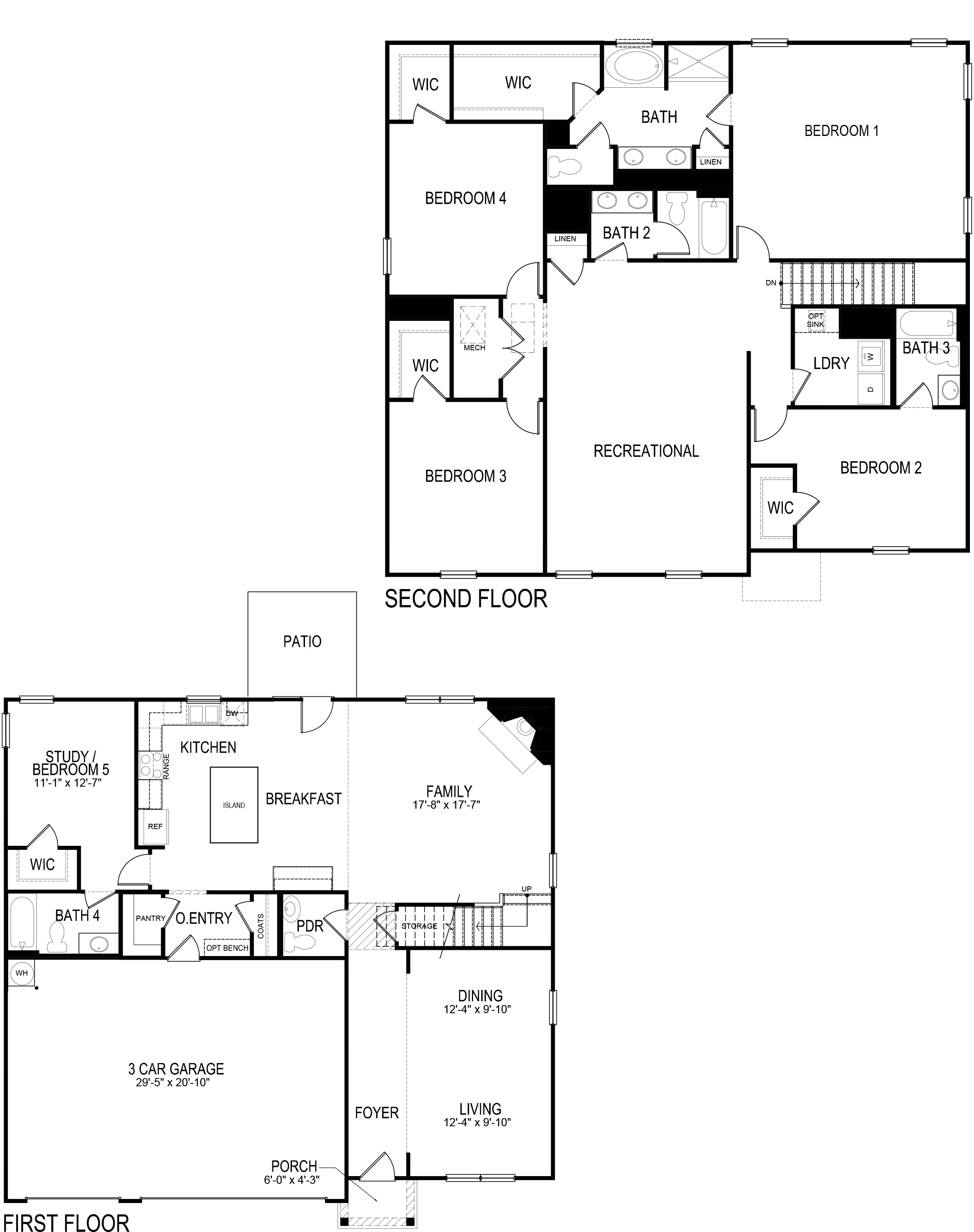 The Mansfield floorplan image