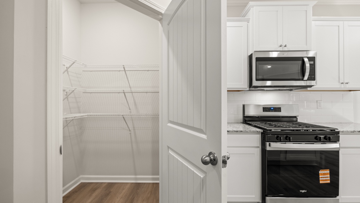 Interior kitchen with pantry